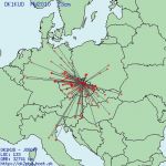 Mapa spojení na 23cm (7/9)